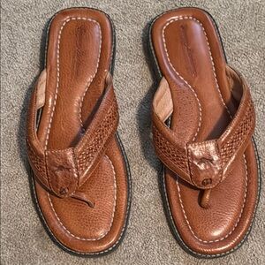 Brown Leather Men's Sandals